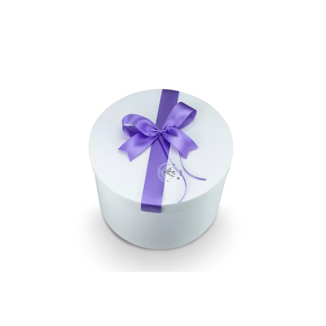 Box fialových květin